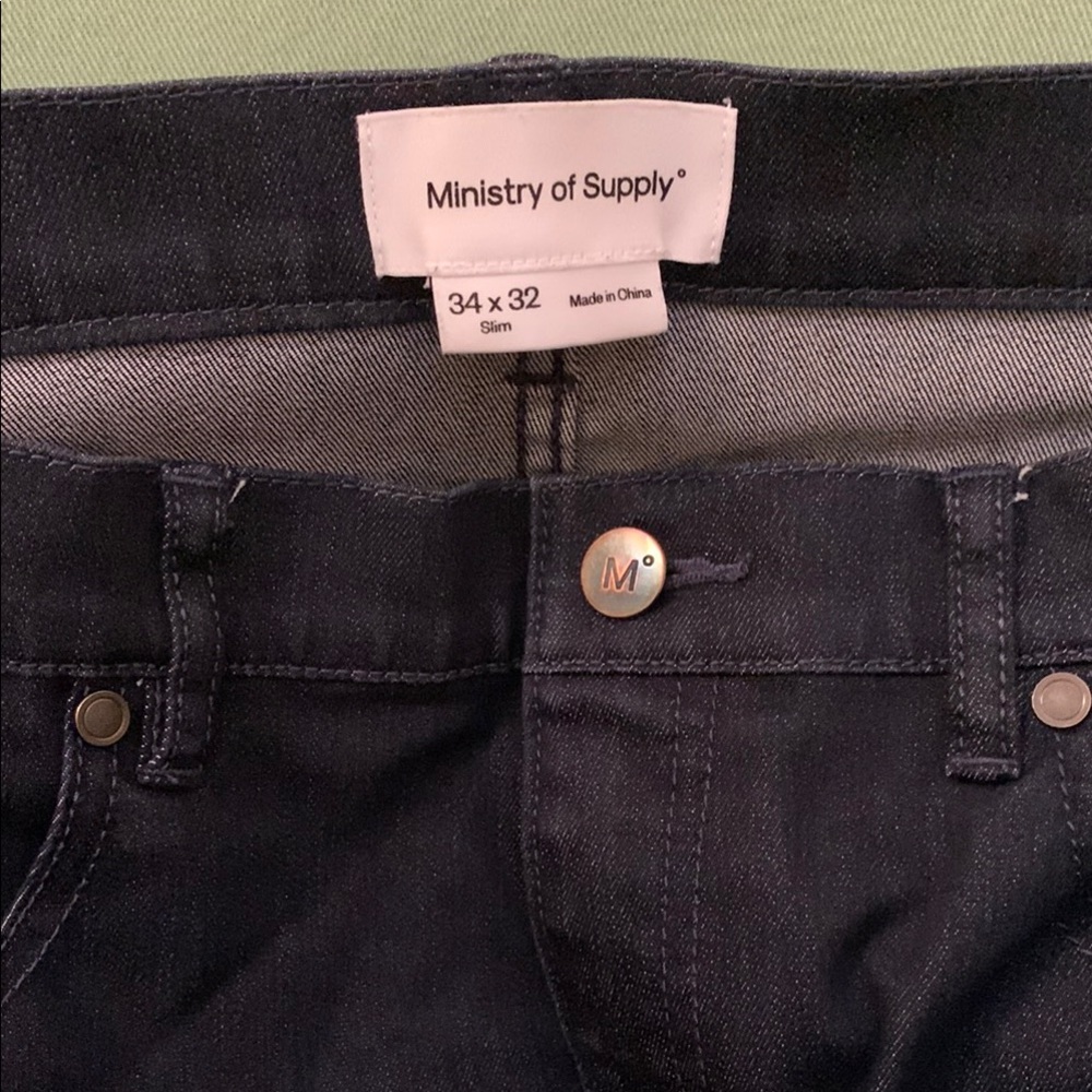 Ministry of Supply Dark Blue Jeans